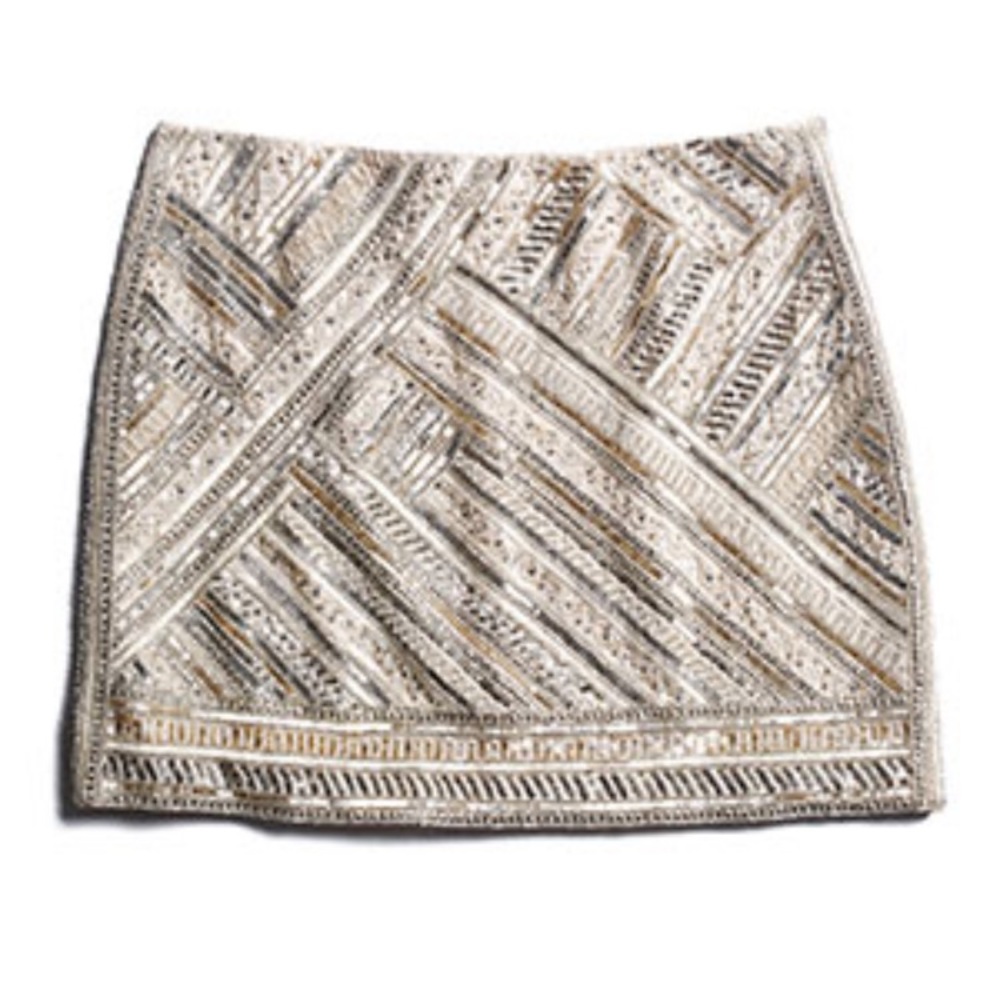 Club Monaco sequin skirt